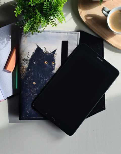 Etui na czytnik i tablet- Kot Etui na czytnik i tablet- Kot