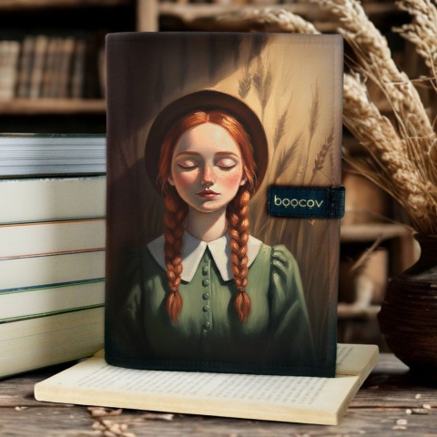 Etui/Okładka na książki - Ania + Gratis dedykowana zakładka