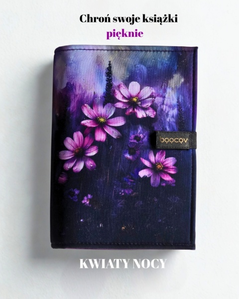 Etui na książki - Kwiaty nocy