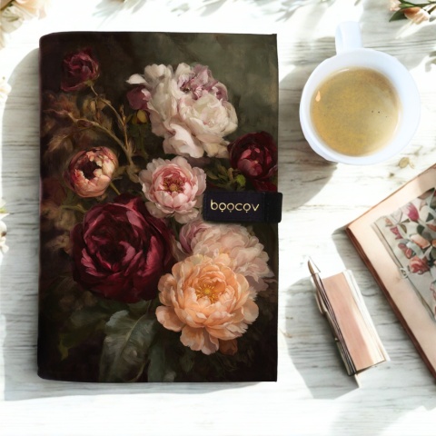 Etui/Okładka na książki - Peonie