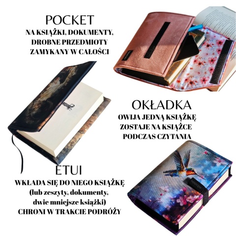 Etui/Okładka na książki - Dorotka +ZAKŁADKA GRATIS