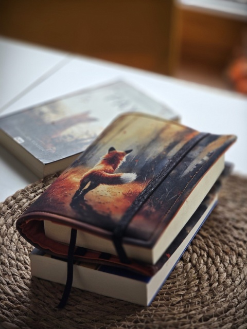 Okładka na książki - Lisie podróże