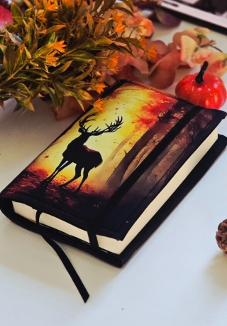 Okładka na książki - Jeleń