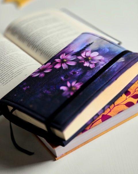 Okładka na książki - Kwiat Nocy