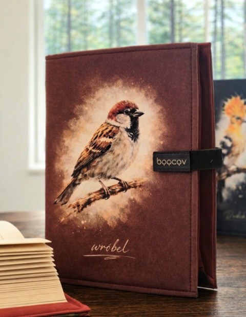 Etui na książki - Wróbel