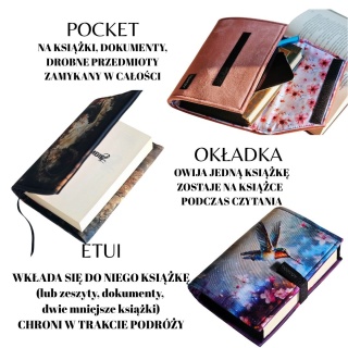 Etui/Okładka na książki - Górskie szczyty